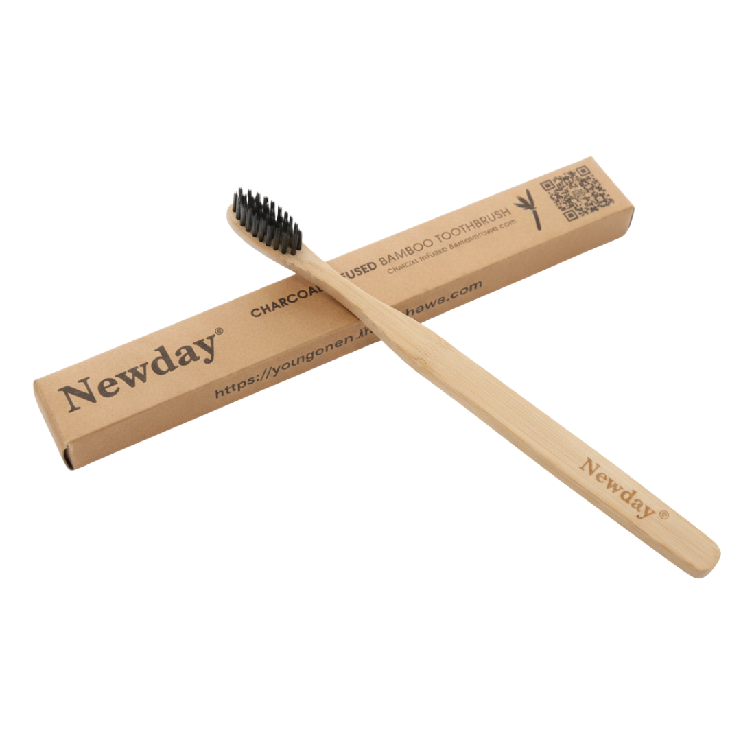 Newday Soft Bristle Bamboo Toothbrush