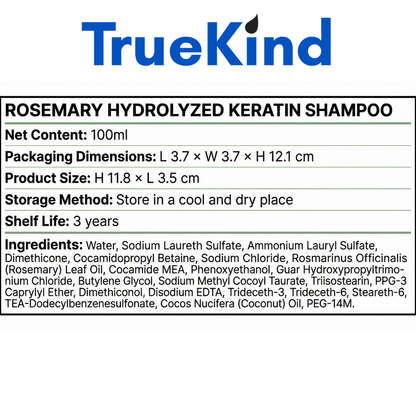 Rosemary Hydrolyzed Keratin Shampoo
