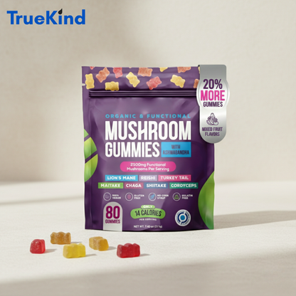 TrueKind™ Calm Focus Mushroom Gummies