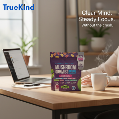 TrueKind™ Calm Focus Mushroom Gummies