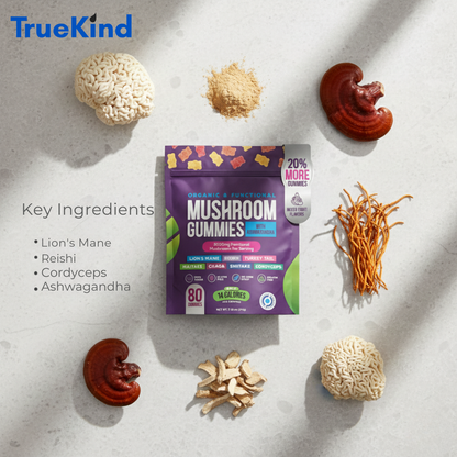 TrueKind™ Calm Focus Mushroom Gummies
